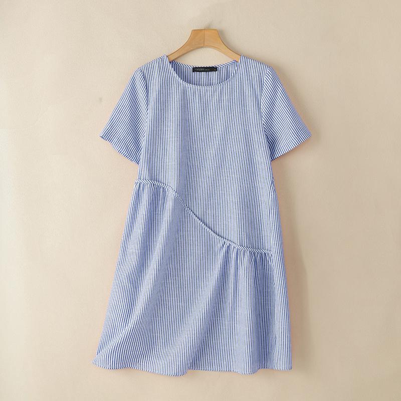 LOOSE KOREAN STRIPE DRESS (BUY 1 TAKE 1 FREE)