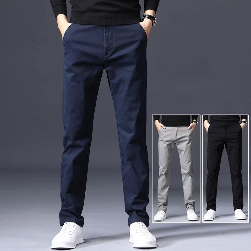 Men's Cotton Stretch Trousers Pants (Buy1 Take1 FREE)