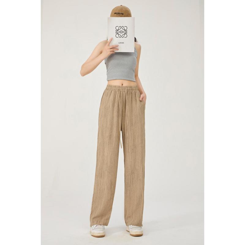Korean High-Waisted Straight-Leg Pants BUY 2 TAKE 1 FREE