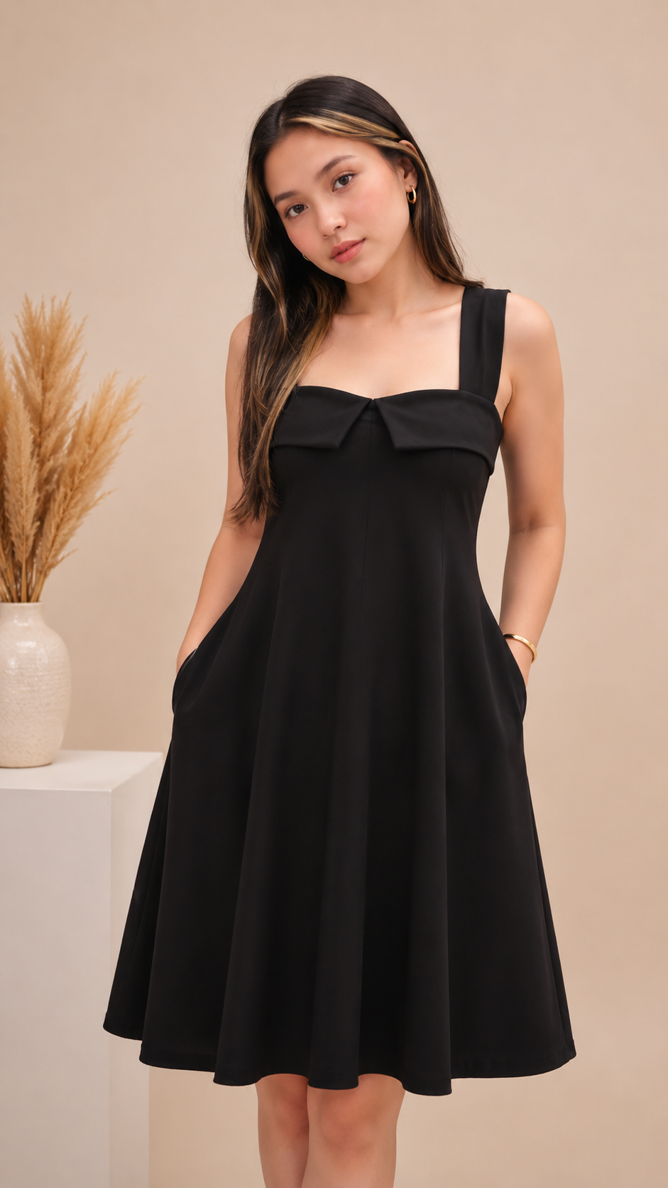 ALICIA PLAIN MAXI DRESS