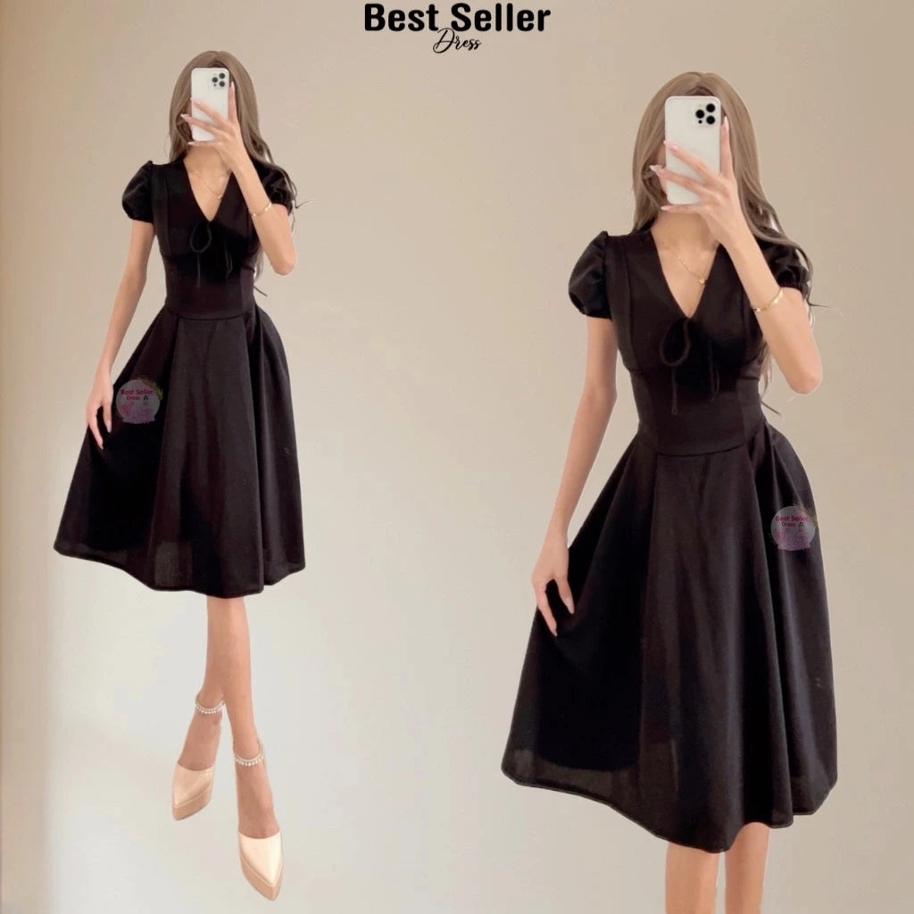 VICTORIA PUFF SLEEVE DRESS BUY 1 TAKE 1