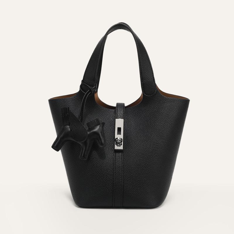HERMES INSPIRED LEATHER BUCKET BAG 70% OFF