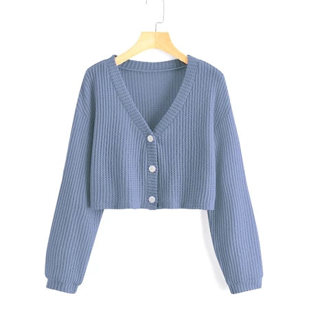 KOREAN WAFFLE KNIT CARDIGAN BUY 1 TAKE 1 FREE
