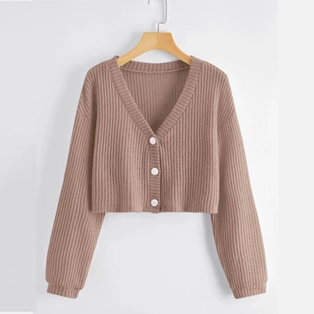 KOREAN WAFFLE KNIT CARDIGAN BUY 1 TAKE 1 FREE