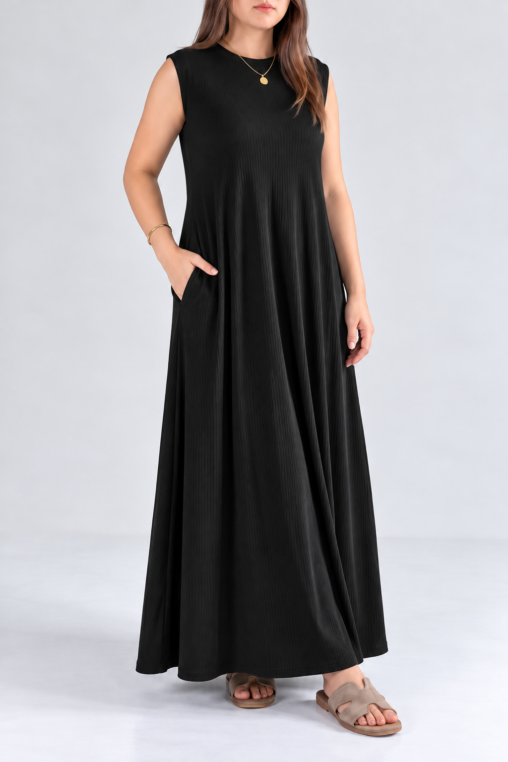 ALY SLEEVELESS MAXI DRESS ( BUY 1 TAKE 1 )