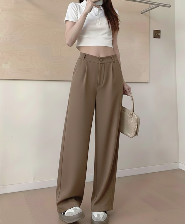 REIGN HIGH WAIST WIDELEG PANTS (BUY 1 TAKE 1)