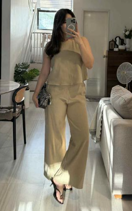 TRINA PLUS SIZE WOVEN COORDS (BUY 1 TAKE 1)