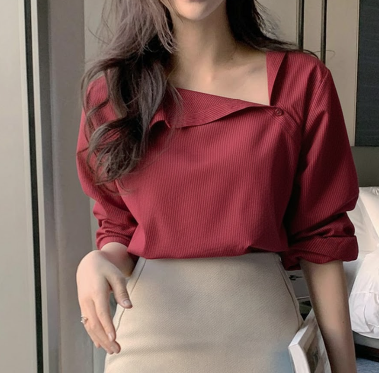LONGSLEEVE V-NECK TOP (BUY 1 TAKE 1)