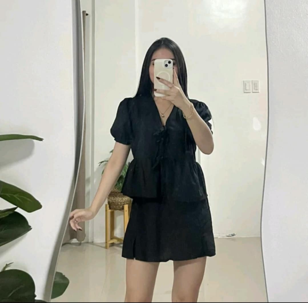 FREYA TOP AND SKIRT TERNO (BUY 1 TAKE 1)