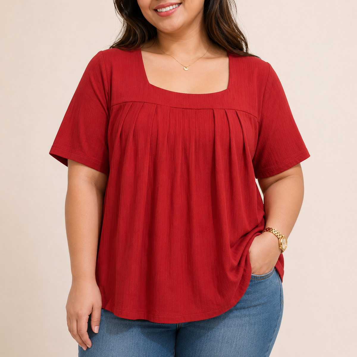 FLOWY KNIT TOP (BUY 1 TAKE 1)
