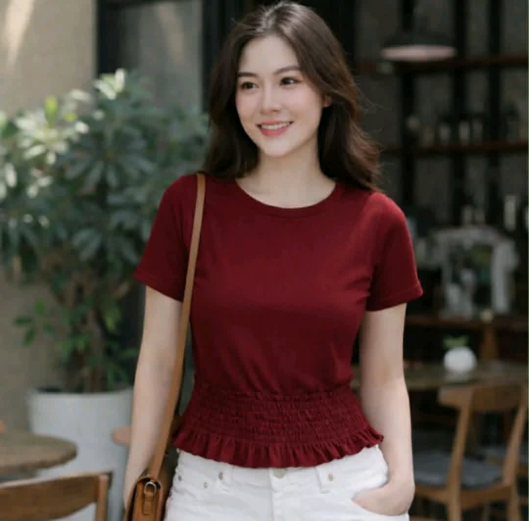 SMOCKED BOTTOM TOP ( BUY 1 TAKE 1 )