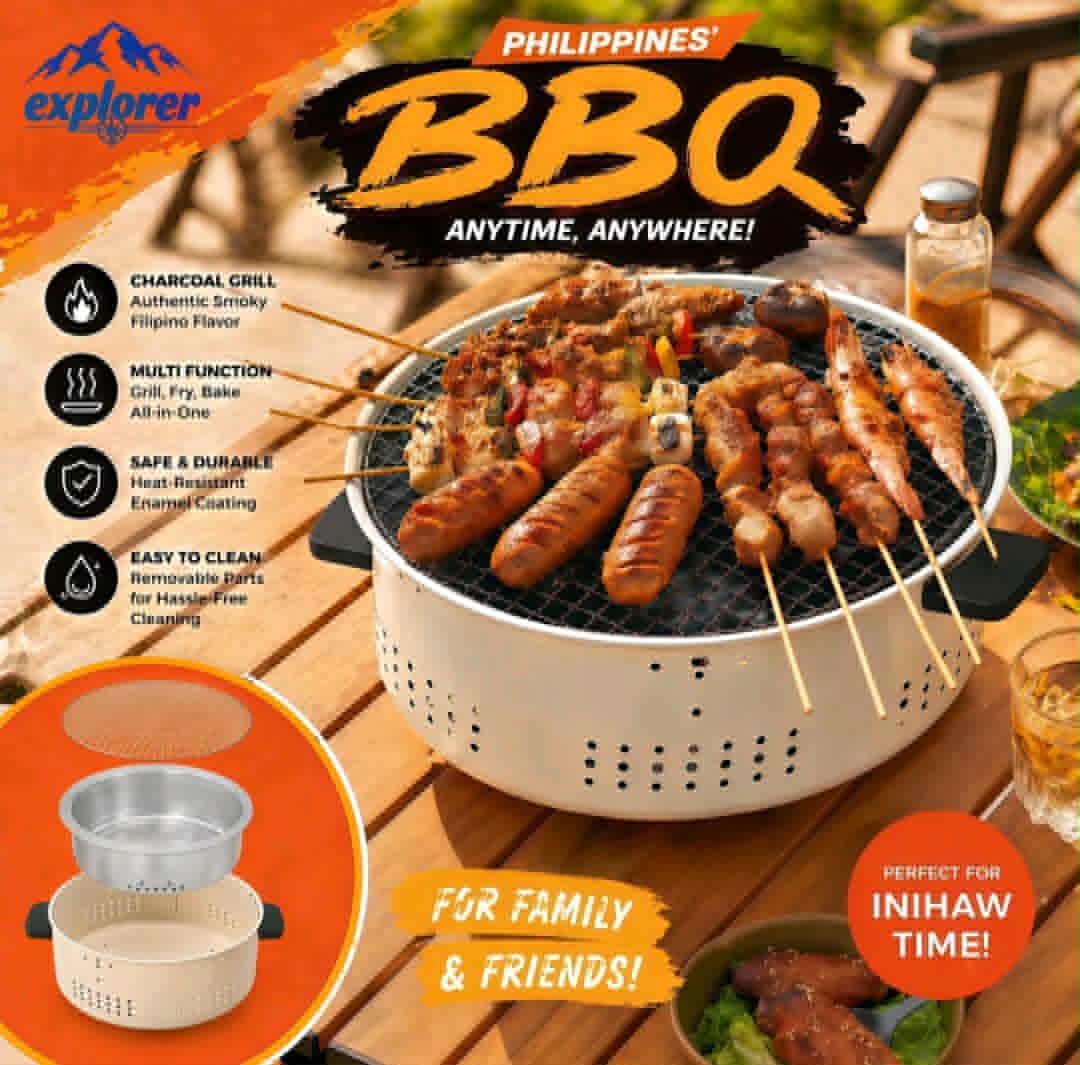 PREMIUM AUTHENTIC PORTABLE BBQ GRILL (70% OFF)