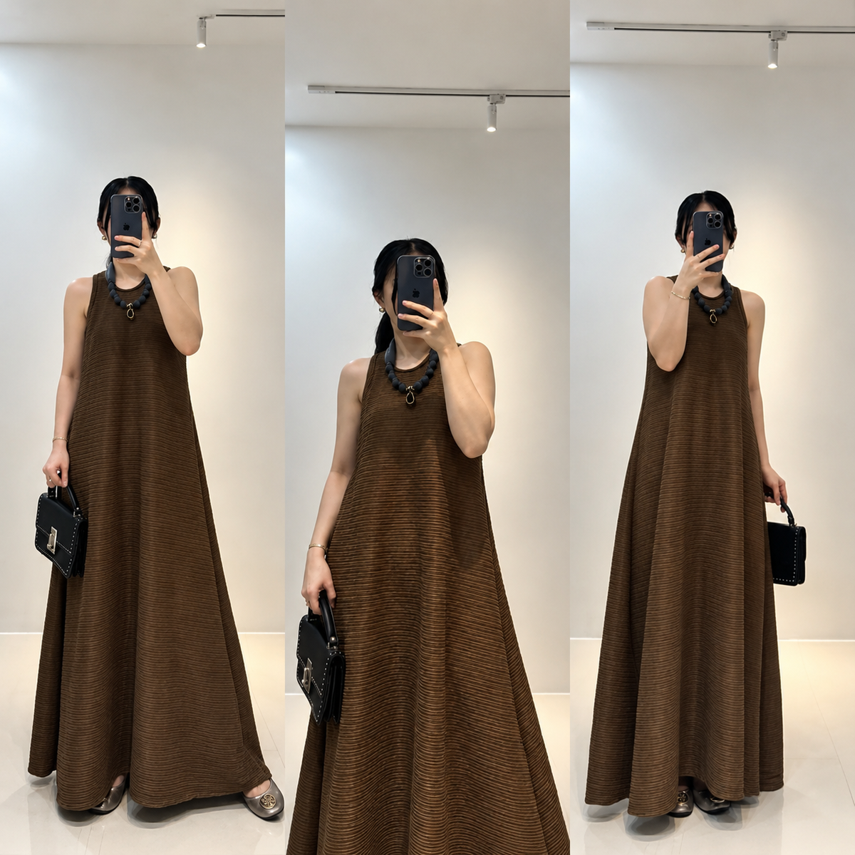 ROMINA BARK MAXI DRESS (BUY 1 TAKE 1)