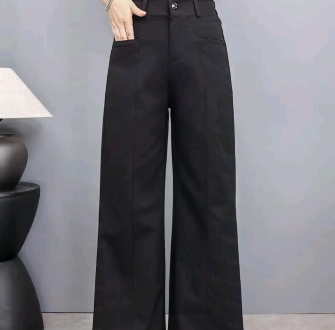 KOREAN HIGHWAIST BAGGY PANTS (BUY 1 TAKE 1)