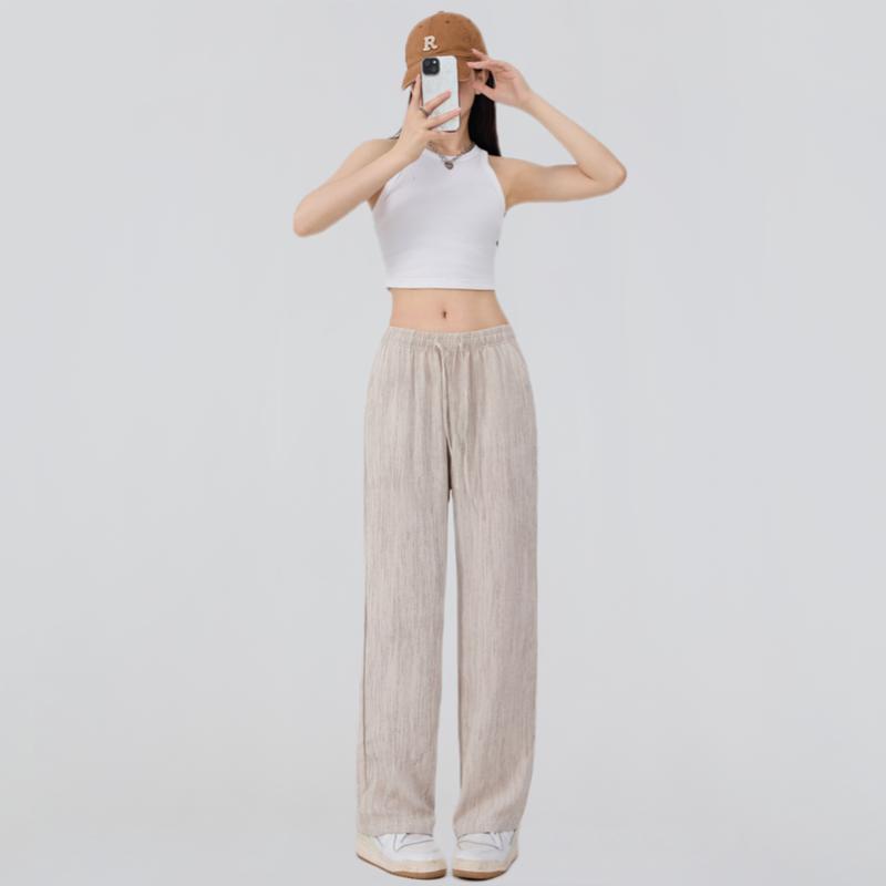 FLORIDA LINEN WIDELEG PANTS
