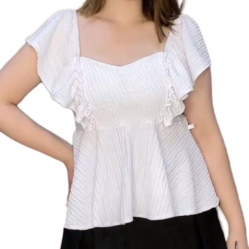 ZARA BUBLLE TOP PEPLUM BLOUSE