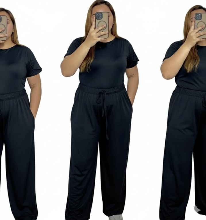 COTTON KNITTED PLUS SIZE PANTS (BUY 2 TAKE 1)