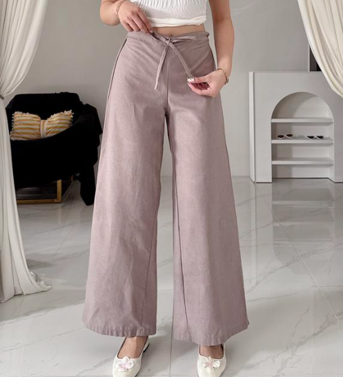 FRANCHESKA LINEN WIDE LEG PANTS (BUY 2 TAKE 1)