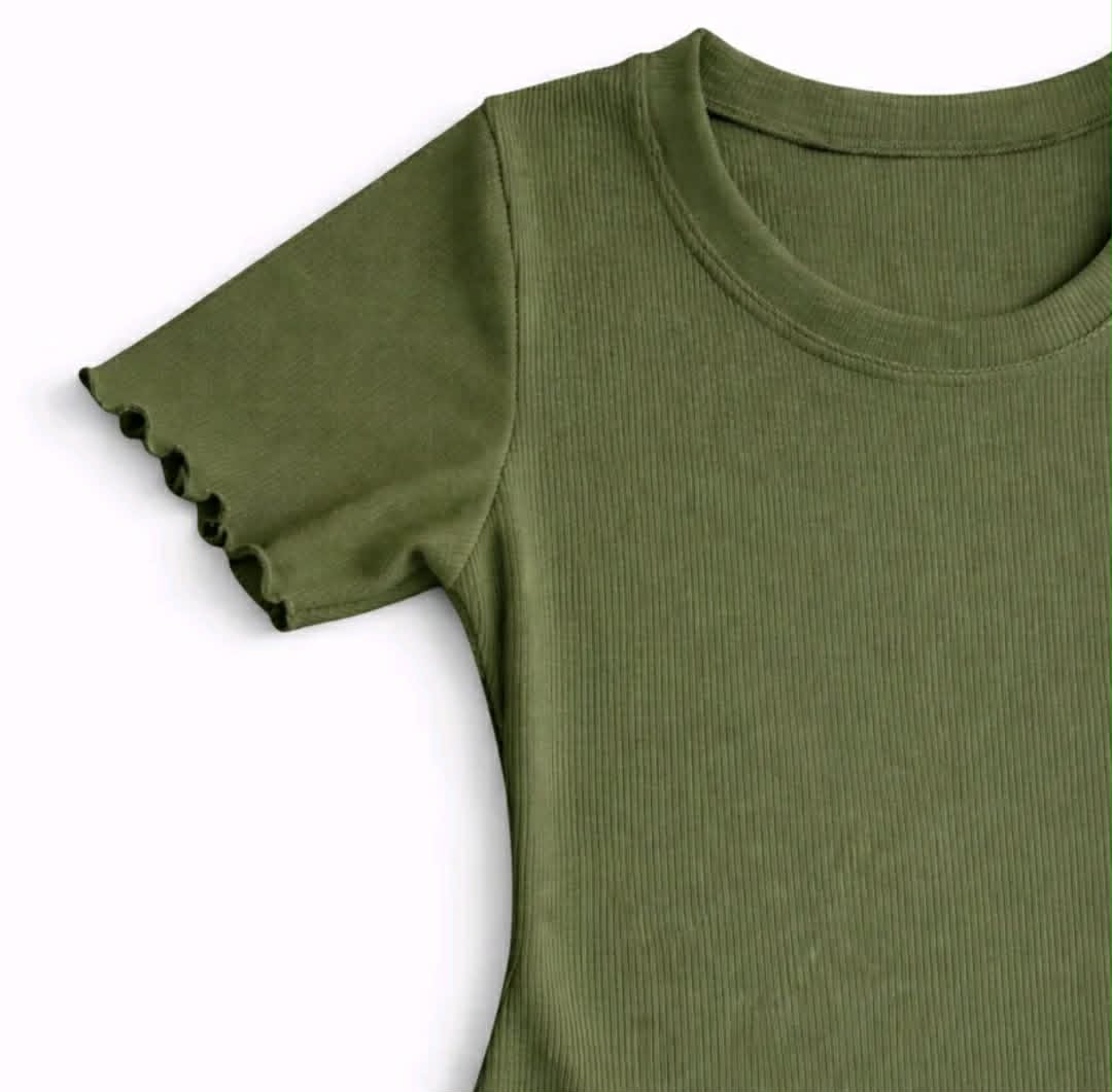 LETTUCE DRESS WITH SIDE POCKETS ( BUY 1 TAKE 1 )
