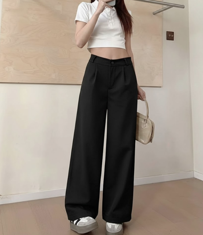 REIGN HIGH WAIST WIDELEG PANTS (BUY 1 TAKE 1)
