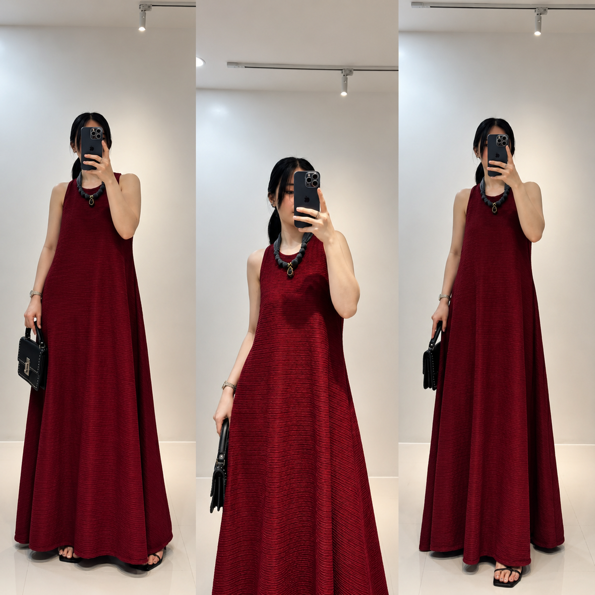 ROMINA BARK MAXI DRESS (BUY 1 TAKE 1)