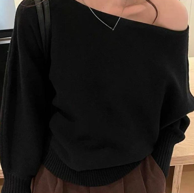 KOREAN STYLE OFF SHOULDER KNIT TOP (BUY 1 TAKE 1)