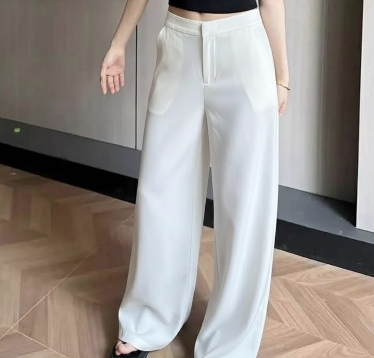 WIDE LEG TROUSER PANTS (BUY 1 TAKE 1)