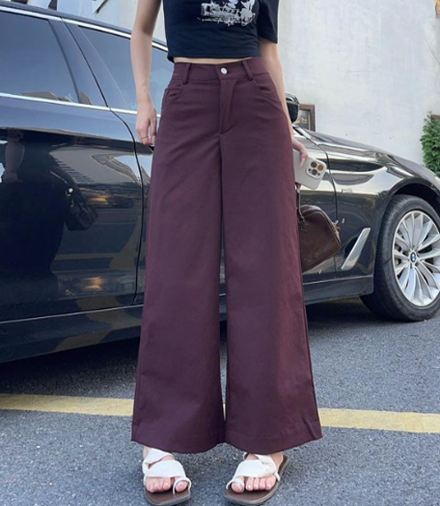HIGHWAIST WIDE LEG CASUAL STRAIGHT LEG PANTS (BUY 1 TAKE 1)