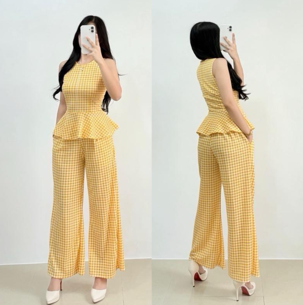 SLEEVELESS TOP AND PANTS TERNO  (BUY 1 TAKE 1)