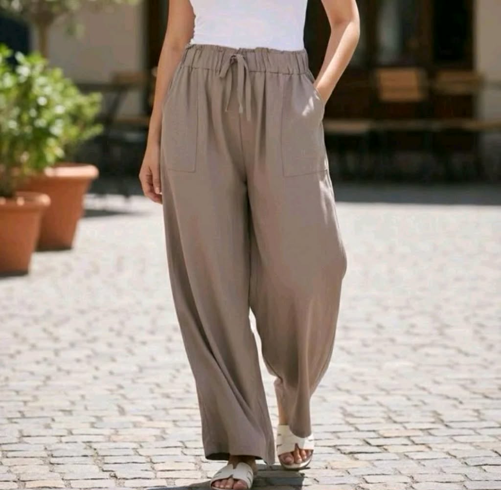 SOFT LINEN TOUSER PANTS ( BUY 1 TAKE 1 )