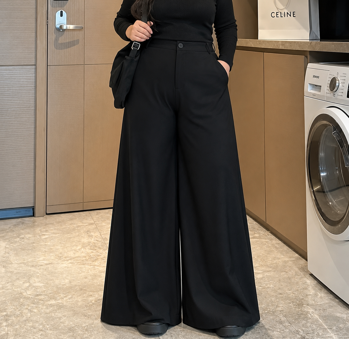 ANNA HIGHWAIST WIDE LEG PANTS (BUY 1 TAKE 1)