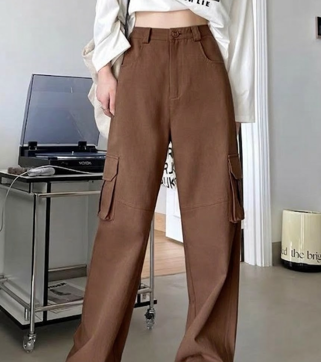 CRISTINA HIGHWAIST CARGO PANTS (BUY 1 TAKE 1)