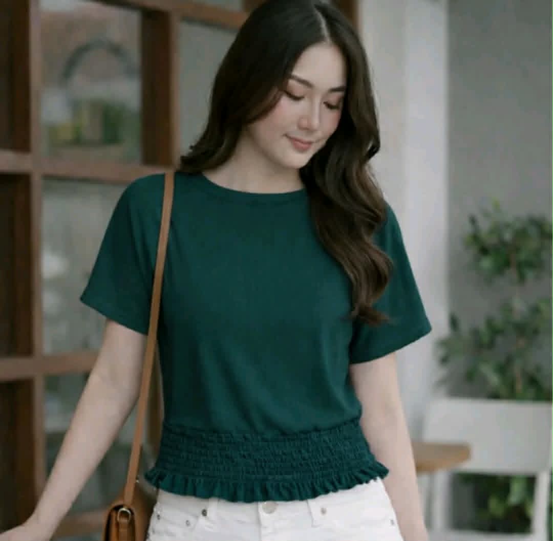 SMOCKED BOTTOM TOP ( BUY 1 TAKE 1 )