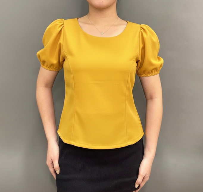AMARI PUFFSLEEVES TOP  (BUY 1 TAKE 1)