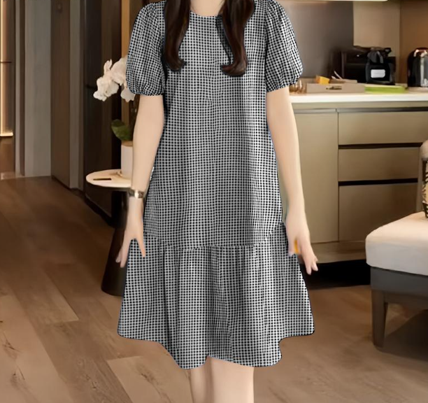 CREW NECK DRESS  (BUY 1 TAKE 1)