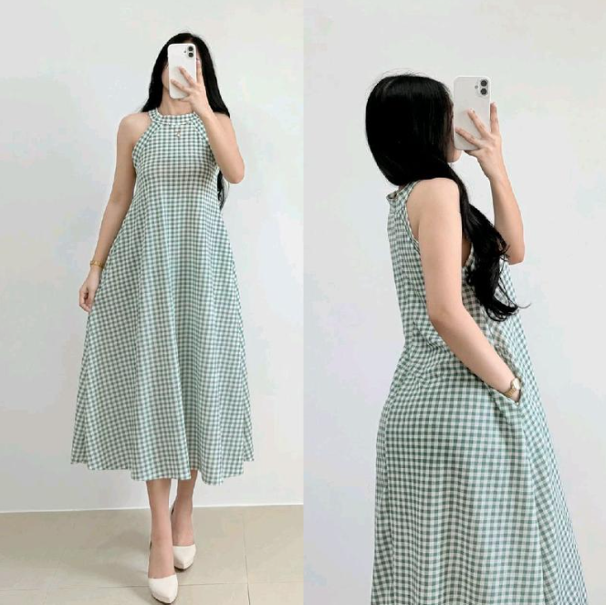 ASHLY HALTER DRESS (BUY 1 TAKE 1)