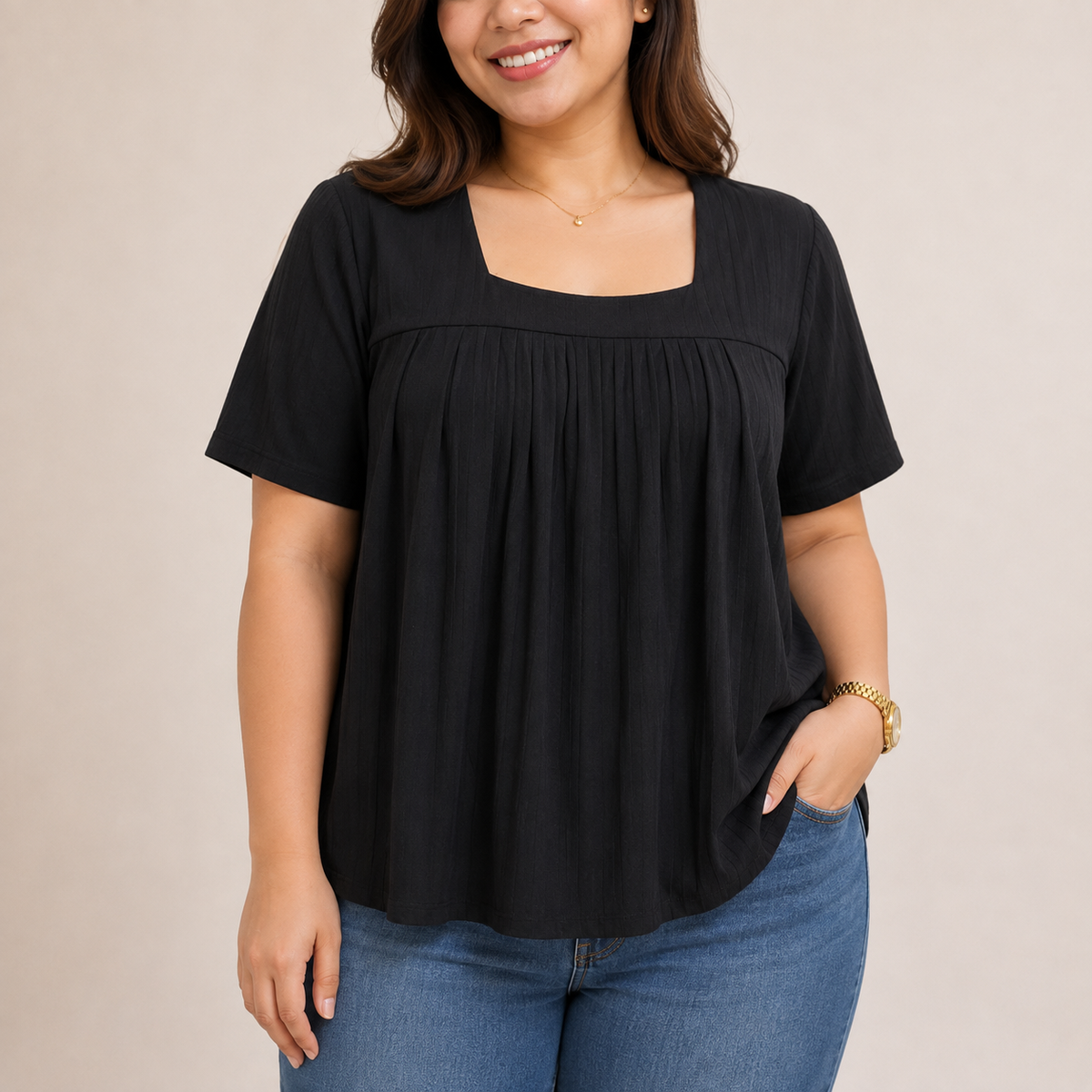 FLOWY KNIT TOP (BUY 1 TAKE 1)
