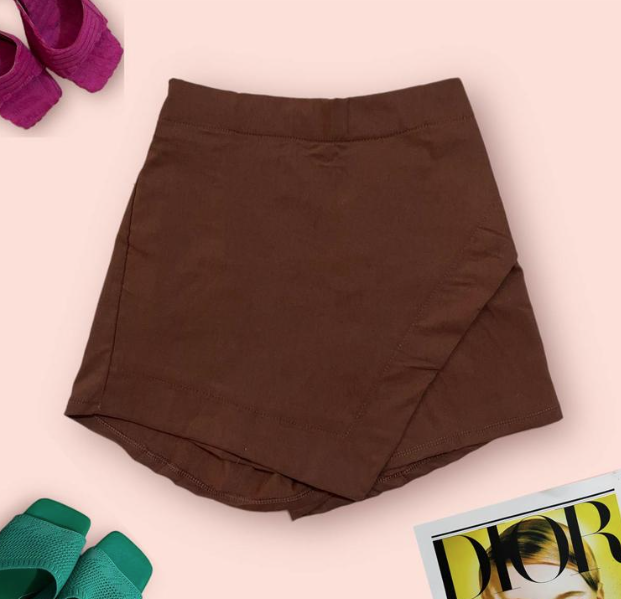 HIGH WAISTED ASYMMETRIC SKORT (BUY 1 TAKE 1)