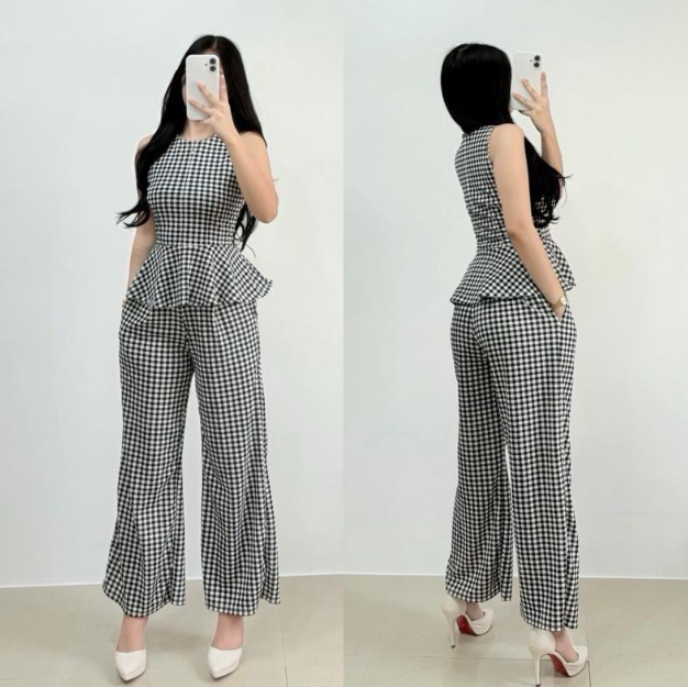 SLEEVELESS TOP AND PANTS TERNO  (BUY 1 TAKE 1)