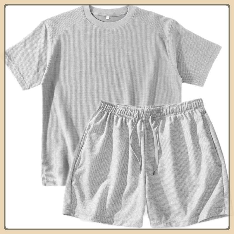 XIAN'S UNISEX WAFFLE TOP & SHORTS TERNO