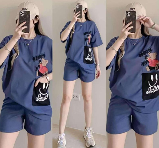 WAFFLE OVER SIZE T SHIRT TERNO  (BUY 1 TAKE 1)