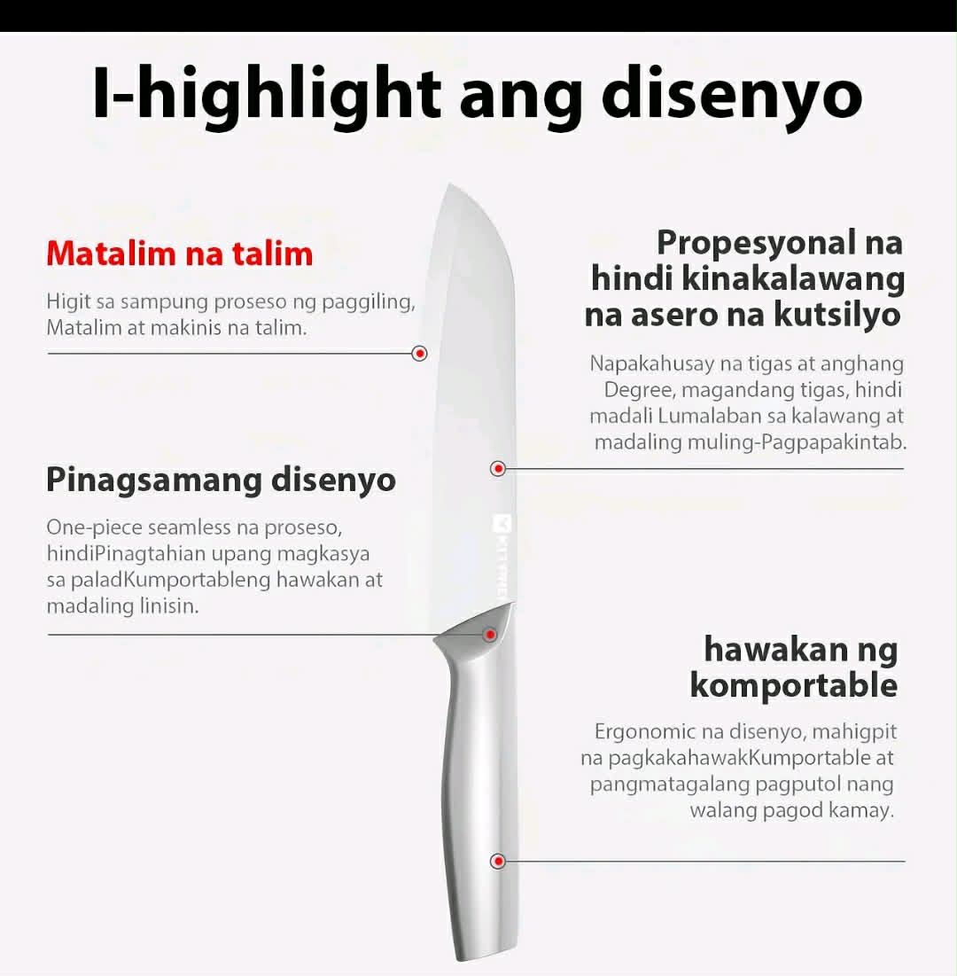 STAINLESS STEEL THREE PEICE KNIFE SET (70%  OFF)