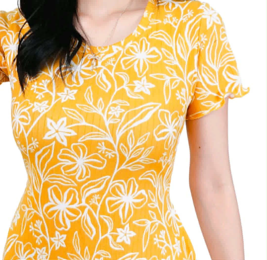 LETTUCE DRESS WITH SIDE POCKETS ( BUY 1 TAKE 1 )