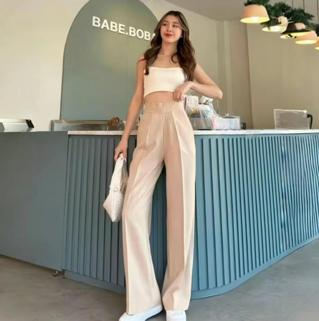 KOREAN FASHION HIGHWAIST TROUSER (BUY 1 TAKE 1)