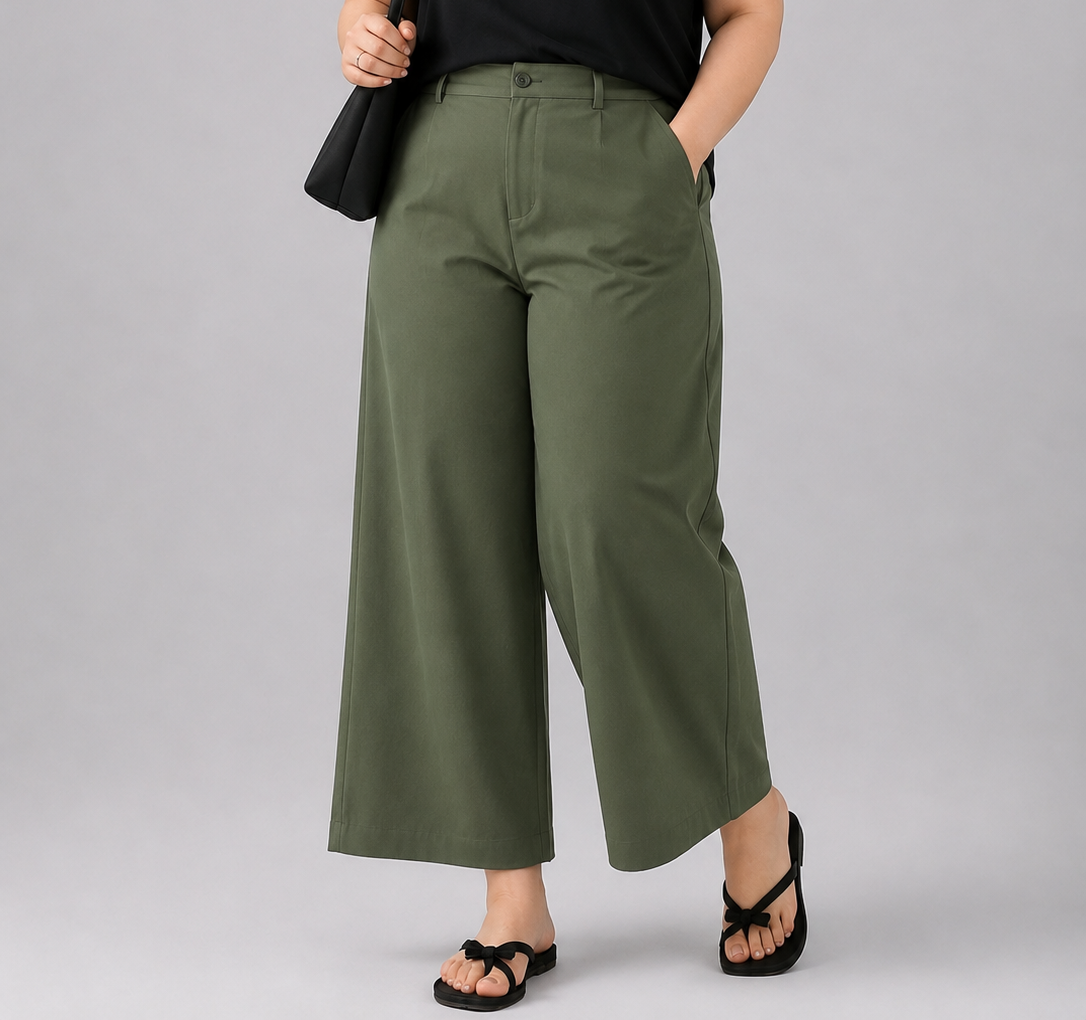 CASUAL WIDE LEG PANTS  ( BUY 1 TAKE 1 )
