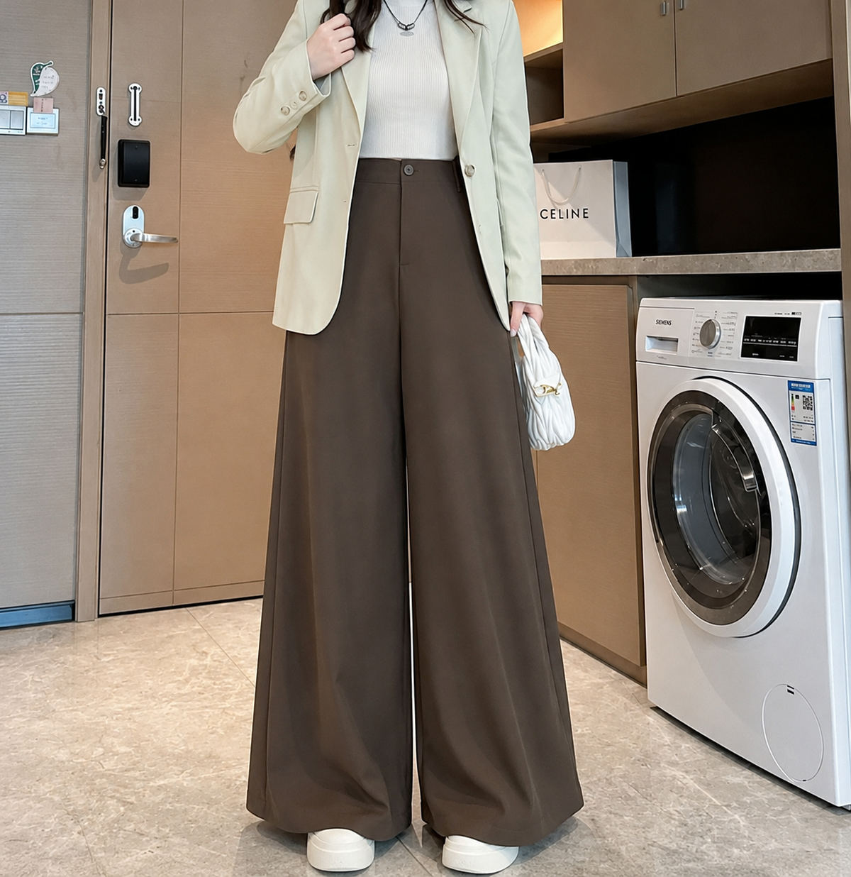 ANNA HIGHWAIST WIDE LEG PANTS (BUY 1 TAKE 1)