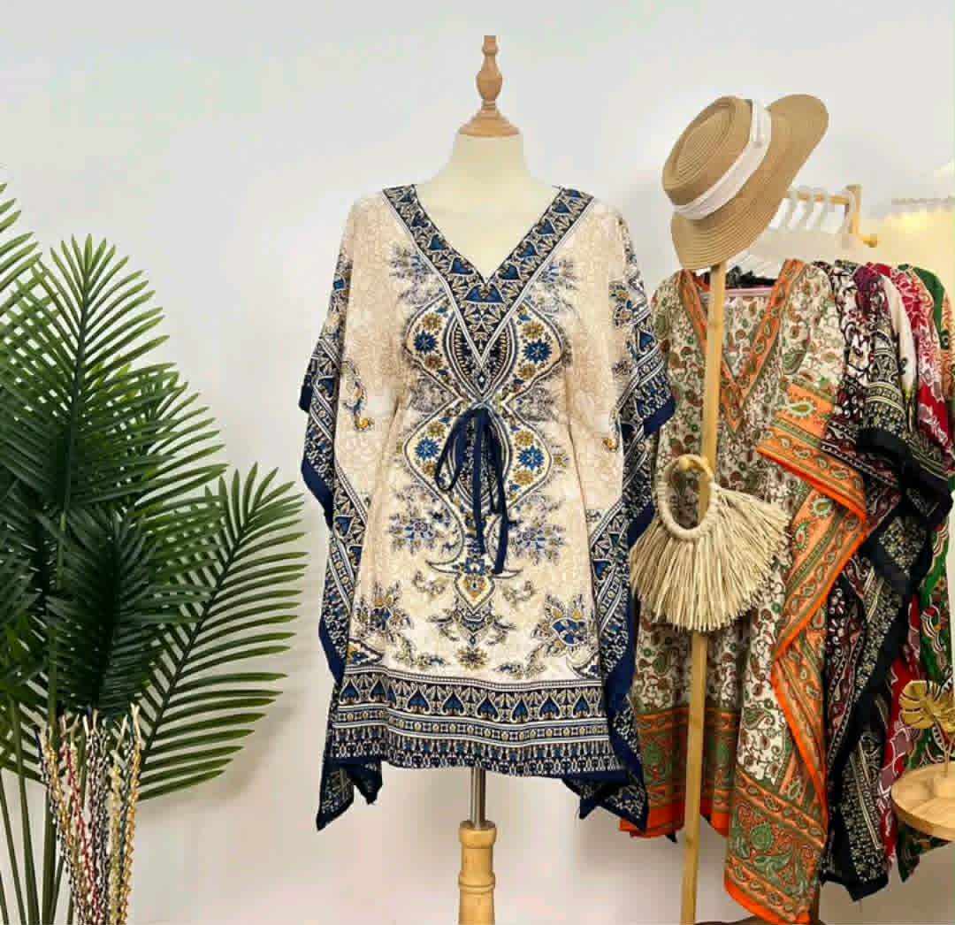 MIDI KAFTAN DASTER DRESS ( BUY 1 TAKE 1 )