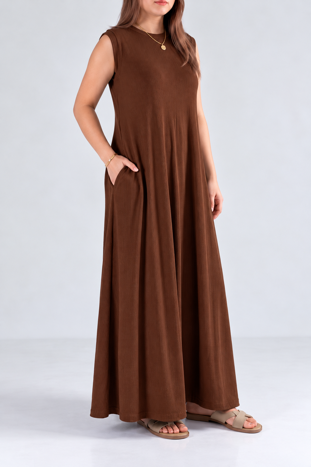 ALY SLEEVELESS MAXI DRESS ( BUY 1 TAKE 1 )