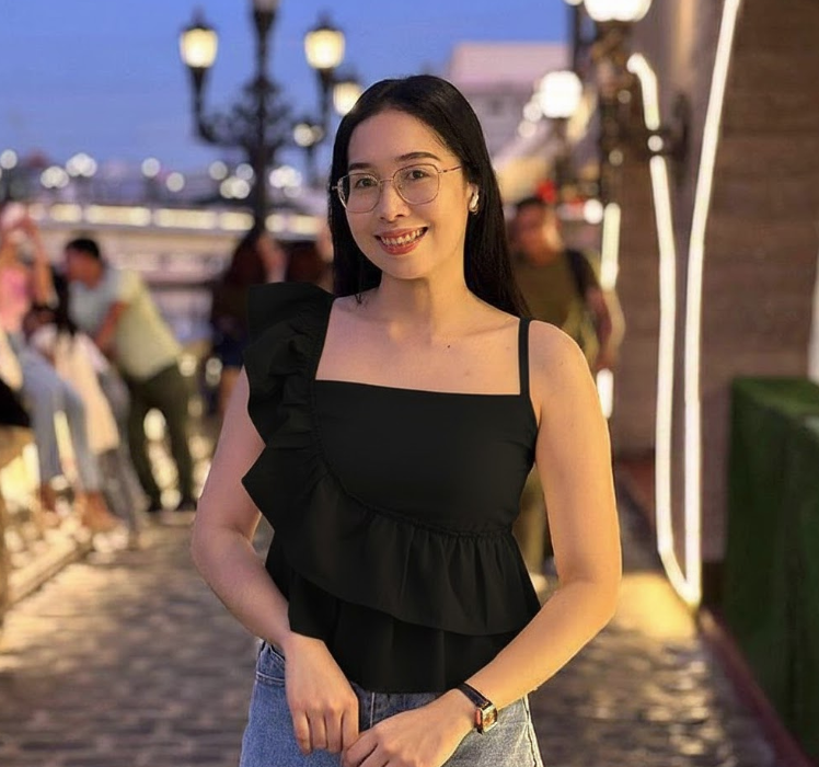 ASYMMETRICAL RUFFLE LINEN TOP  (BUY 1 TAKE 1)