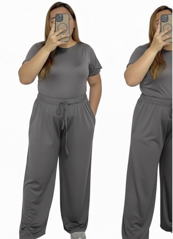COTTON KNITTED PLUS SIZE PANTS (BUY 2 TAKE 1)